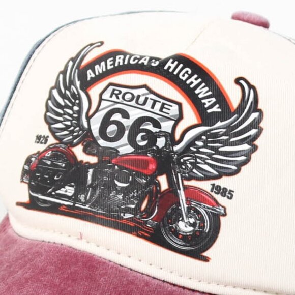 Route 66 Hat - Red, White, Blue - NEW!! - Picture 4 of 4